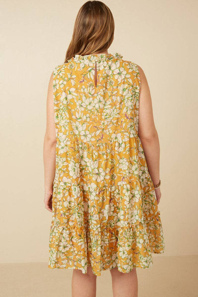 Floral Tiered Tank Dress
