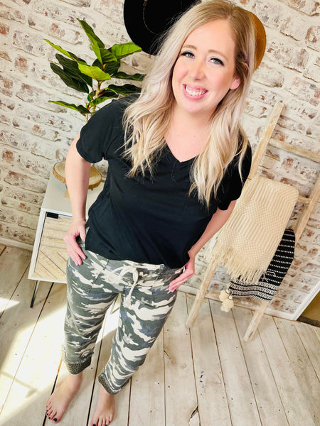 Camo Pants With Hint of Leopard
